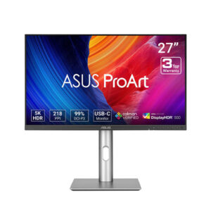 华硕PA27JCV 27英寸5K设计显示器IPS HDR500平面绘图视频剪辑Type-C