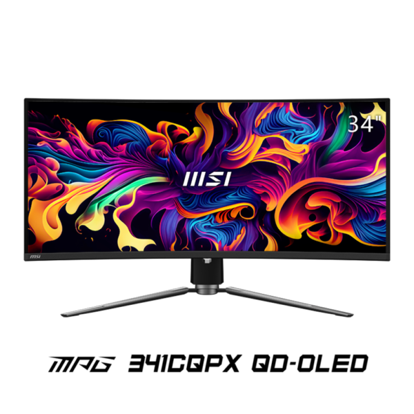 微星MPG341CQPX 34英寸QD-OLED超2K曲面显示器 0.03ms 240Hz HDR400
