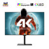 优派 XG323-4K-OLED 显示器 黑色