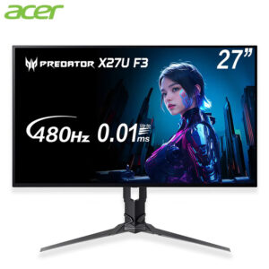 宏碁acer 掠夺者X27U F3 27英寸OLED 2K显示器480Hz 0.03ms HDR400 G-SYNC