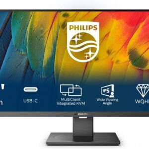 飞利浦40B1U5600 40英寸 带鱼屏显示器 21:9 IPS面板 120Hz HDR400 Type-C100W 音响 KMV PIP/PBP分屏 智能双芯 显示屏