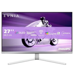 飞利浦27M2N8500 27英寸2K 360Hz QD-OLED动态冷却防烧屏 0.03ms HDMI2.1 EVNIA电竞显示器