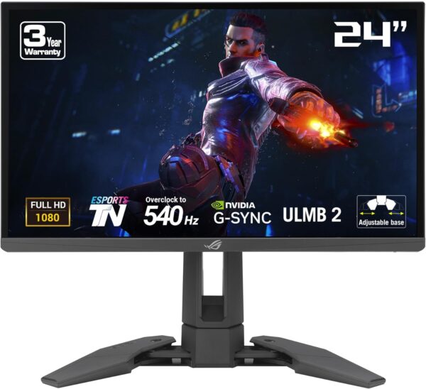 华硕ROG PG248QP 24英寸电竞显示器 540Hz显示器G-SYNC DP1.4 DSC无损传输HDR400