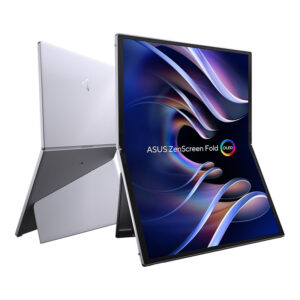 华硕MQ17QH 17.3英寸OLED折叠便携显示器HDR500 Type-C miniHDMI