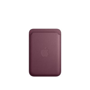 Apple iPhone 专用 MagSafe 精织斜纹卡包 - 桑葚色