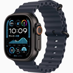 Apple Watch Ultra 2 黑色 海洋表带  蓝色 （ navy）