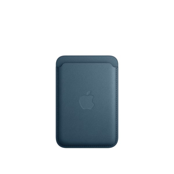 Apple iPhone 专用 MagSafe 精织斜纹卡包 - 海蓝色