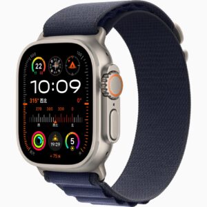 Apple Watch Ultra 2 原色 高山回环式表带 海军蓝色 （ navy）,S