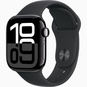 Apple Watch Series 10 黑铝 42mm GPS  橡胶 运动型 黑 M/L