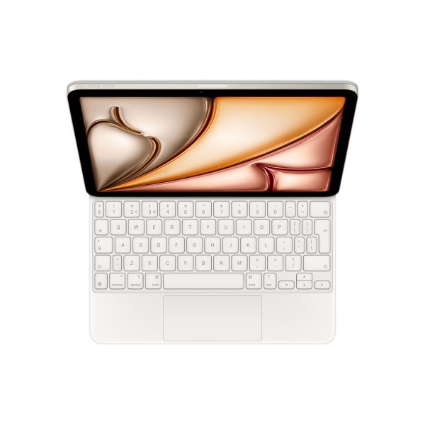 Apple 妙控键盘 - 适用于 11 英寸 iPad Air (M2) - 英式英语 - 白色
