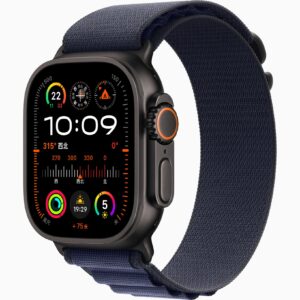 Apple Watch Ultra 2 黑色 高山回环式表带 海军蓝色（ navy）,S