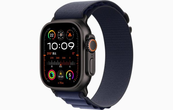 Apple Watch Ultra 2 黑色 高山回环式表带 海军蓝色（ navy）,M