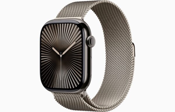 Apple Watch Series 10 石板色钛 46mm GPS+Cellular   不锈钢 米兰尼斯 原色 M/L
