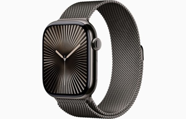 Apple Watch Series 10 石板色钛 46mm GPS+Cellular   不锈钢 米兰尼斯 石板色 S/M