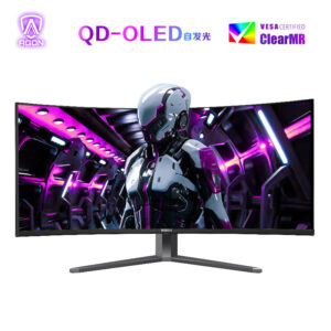 AOC爱攻AG346UCD 34英寸 QD-OLED 175Hz 0.03ms 原生10bit 硬件低蓝光 8W音响 曲面带鱼游戏电竞显示器