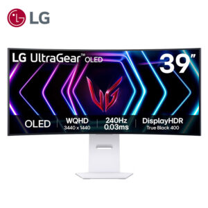 LG 39GS95QE-W 39英寸准4K曲面显示器240Hz HDR400 Free-Sync HDMI2.1