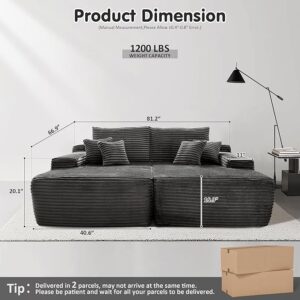Compressed sofa YF443-2灰色
