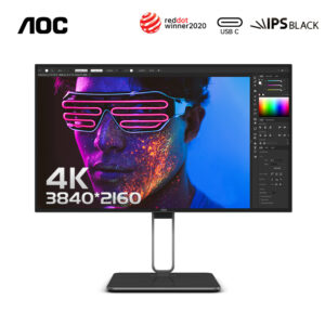 AOC U27U2DP 显示器 黑色