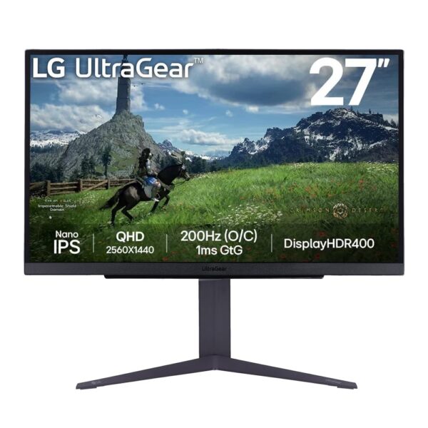 LG 27GS85Q 显示器 黑色
