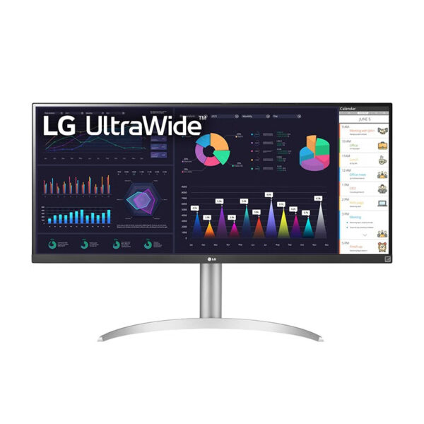 LG 34WQ650 显示器 白色