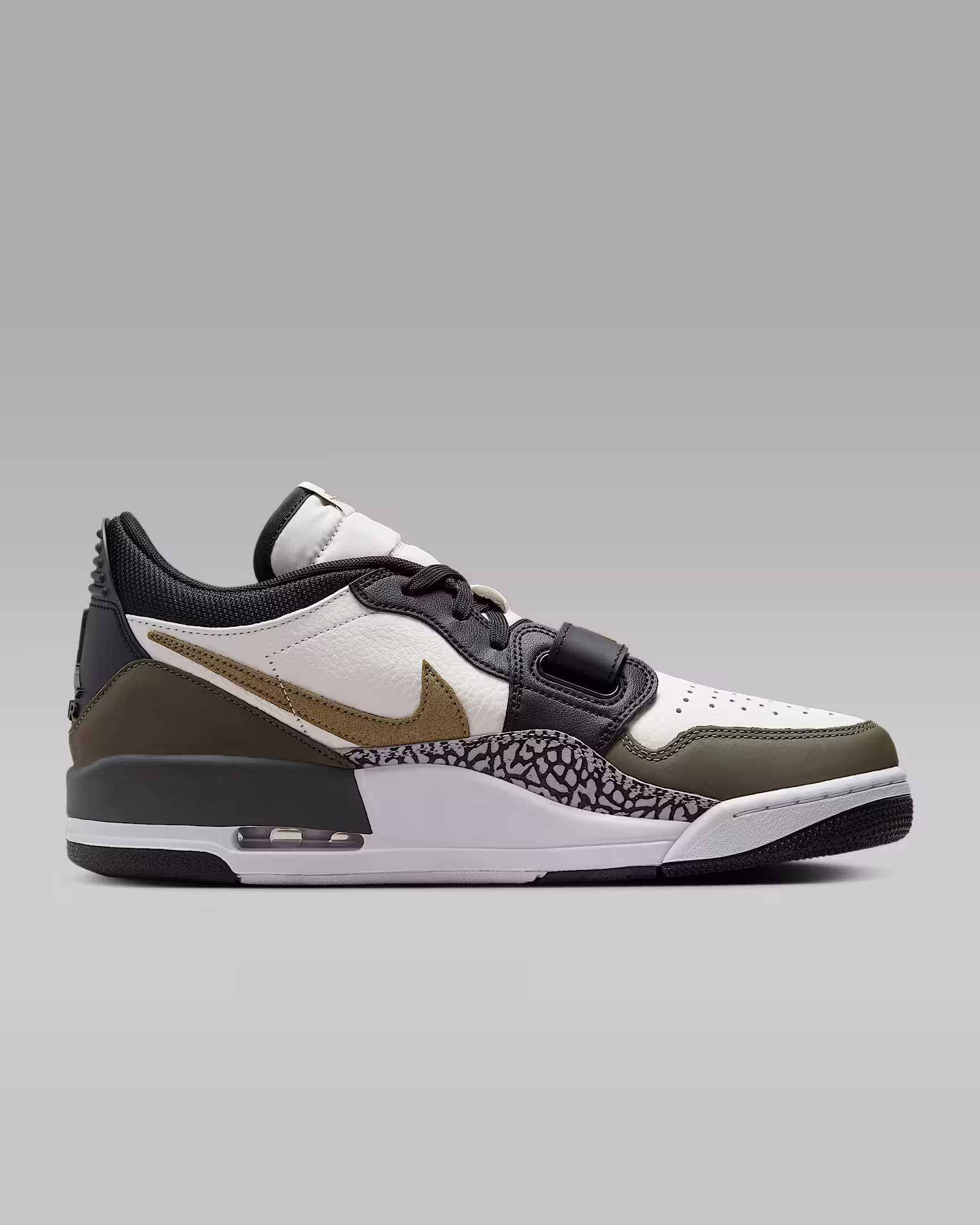 Air Jordan Legacy 312 Low AJ312 （man Sail White/Black/Wolf Grey/Medium Olive Green）