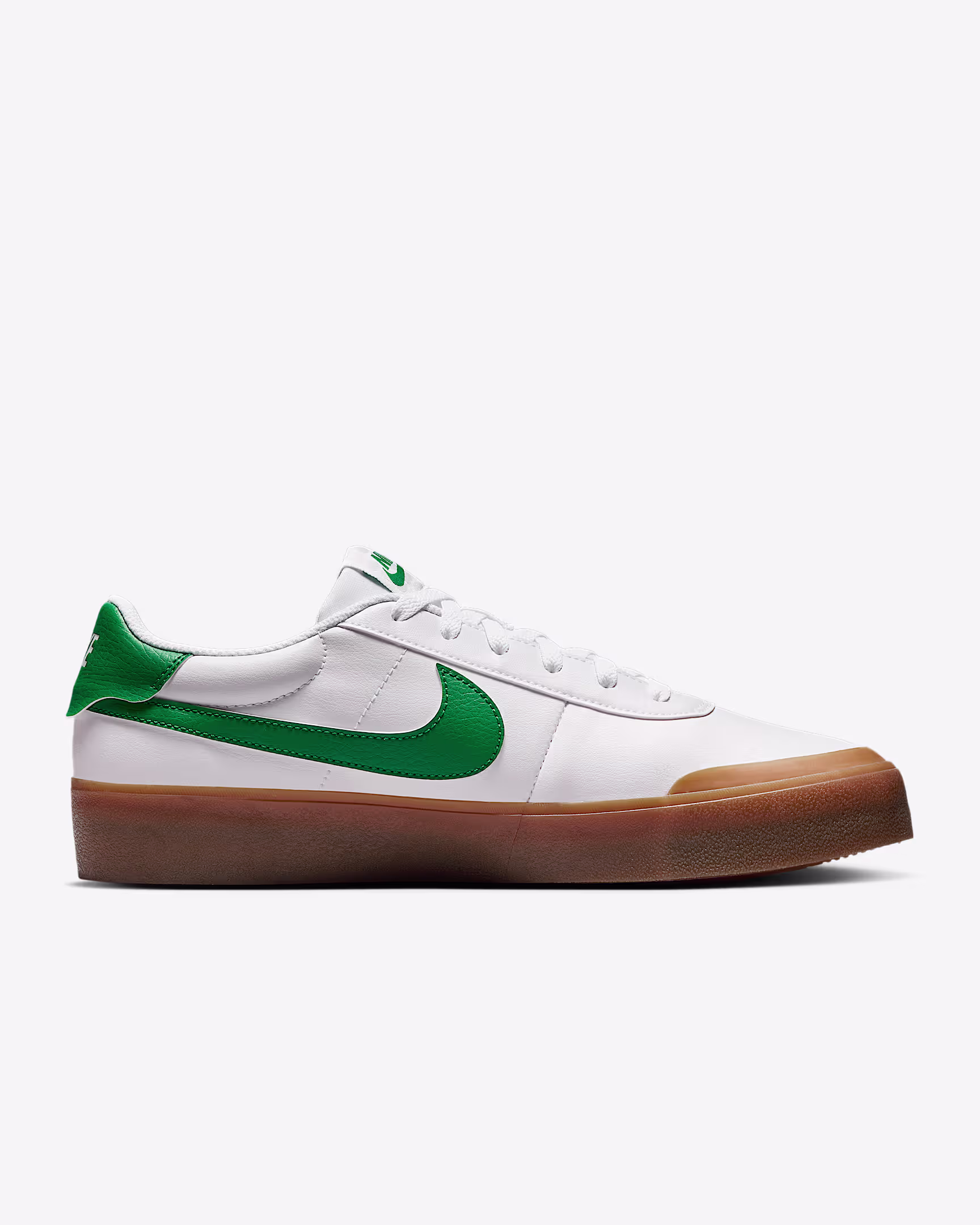 Nike Court Shot （man White/Rubber Brown/Peacock Green）