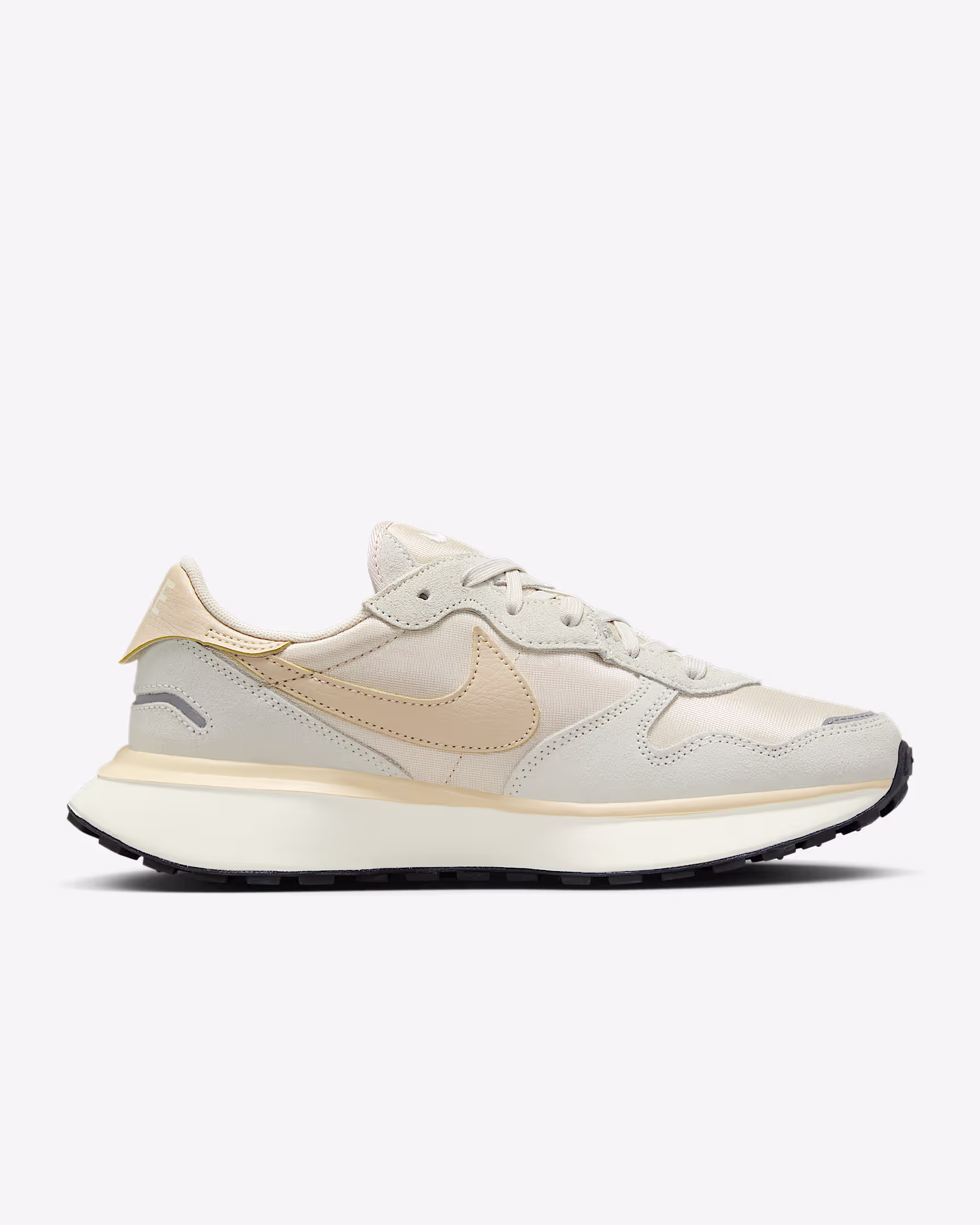 Nike Phoenix Waffle （woman Mountain peak white/light soil brown/black/sand pile white）