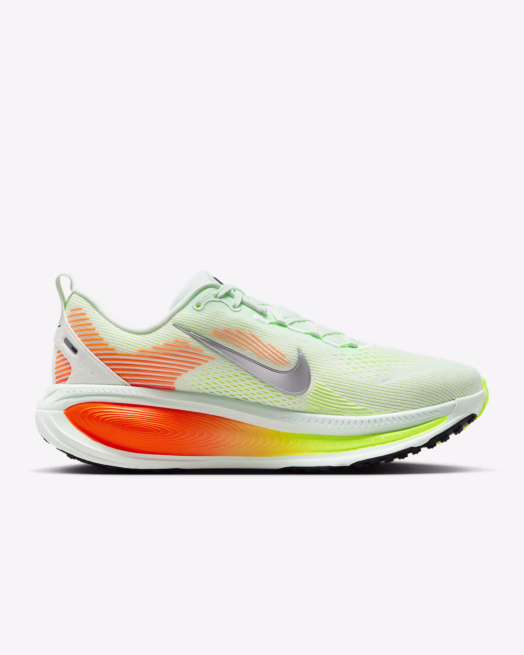 Nike Vomero 18 （man Micro green/Orange red/Micro yellow green/Metallic silver）