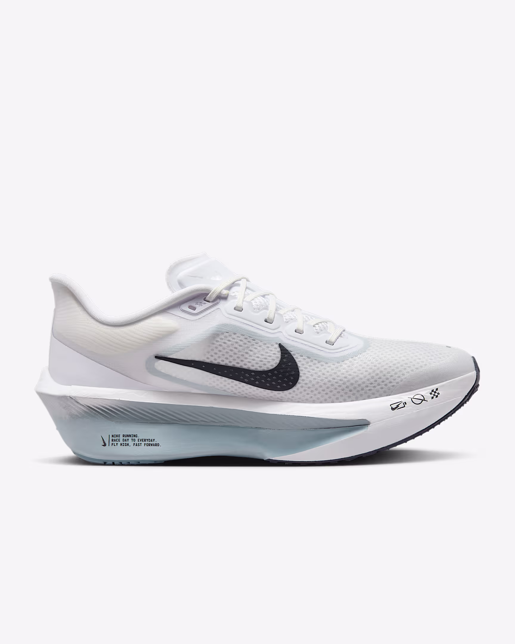 Nike Zoom Fly 6 （man White/White Gold/Mist Black Blue/Iron Frame Black）